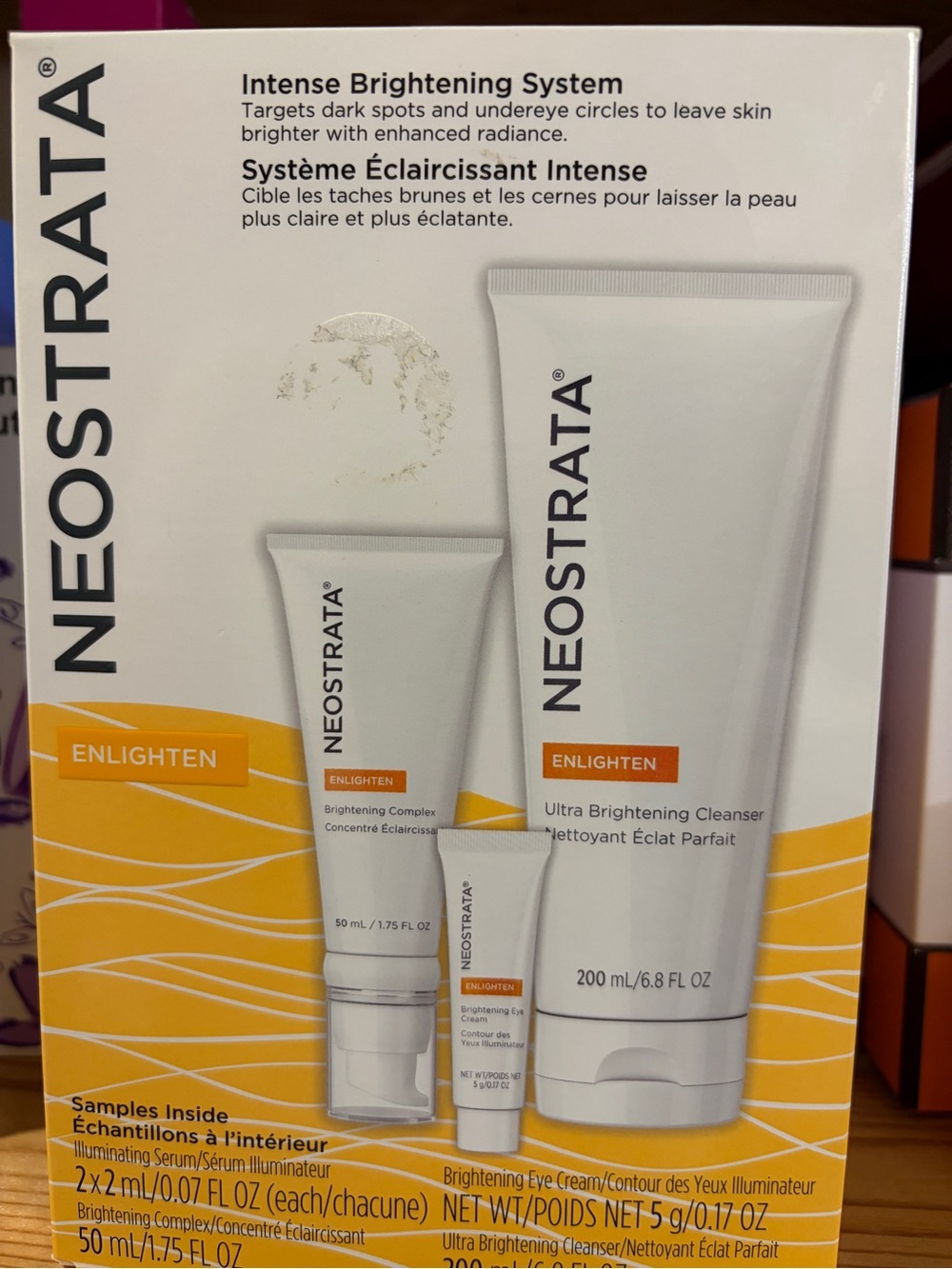 Enlighten Ultra Brightening Cleanser & Brightening Complex - 3 pc set.